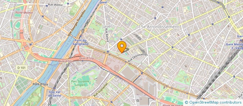 localisation de l'entreprise SCCV LE ROND POINT à PARIS