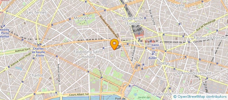 localisation de l'entreprise SCCV LE TAMPON CHIRAC à PARIS