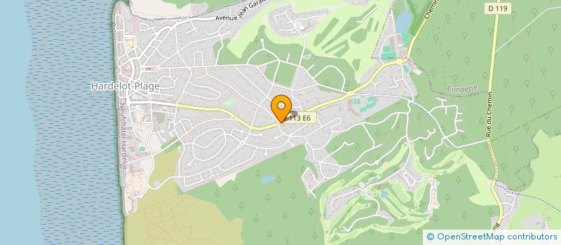 localisation de l'entreprise SCCV LE TOUQUET RUE SAINT GEORGES  NEUFCHATEL-HARDELOT