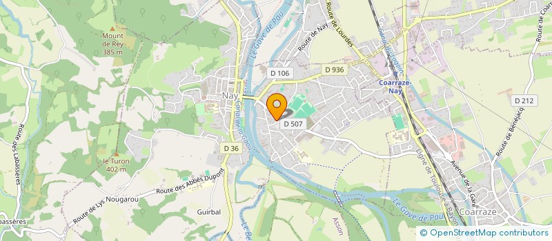 localisation de l'entreprise SCCV LE TUC  NAY