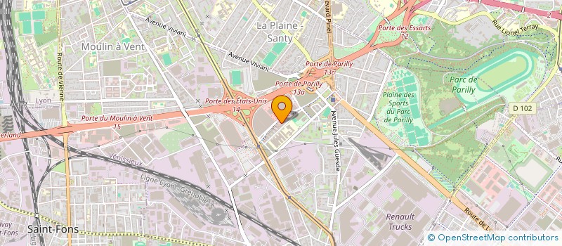 localisation de l'entreprise SCCV LE VALLON DES SOURCES  VENISSIEUX