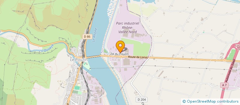 localisation de l'entreprise SCCV LE VELASQUEZ à LE POUZIN