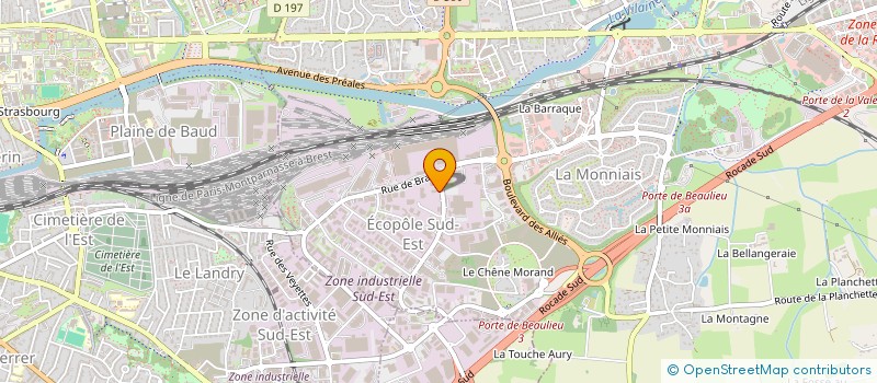 localisation de l'entreprise SCCV LE VERGER DES PEINTRES  CESSON-SEVIGNE