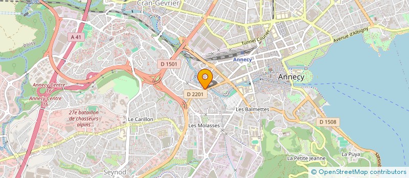 localisation de l'entreprise SCCV LE VIEUX CHENE à ANNECY