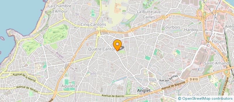 localisation de l'entreprise SCCV LEAL  ANGLET