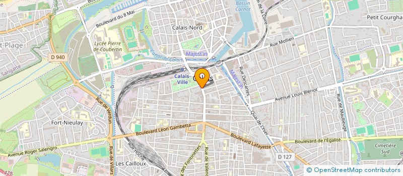 localisation de l'entreprise SCCV LECOUFFE  CALAIS