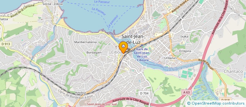 localisation de l'entreprise SCCV LEHENA  CIBOURE