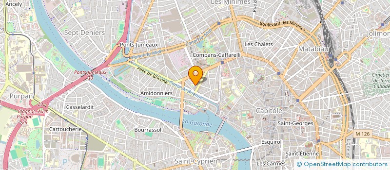localisation de l'entreprise SCCV LES 3 VIOLETTES à TOULOUSE