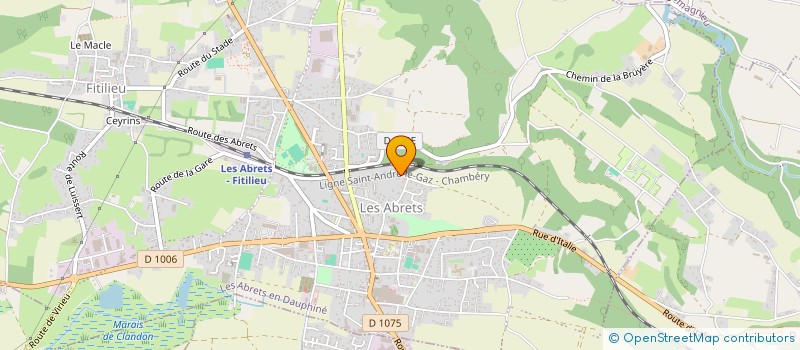 localisation de l'entreprise SCCV LES ABRETS DOUTAN à LES ABRETS-EN-DAUPHINE