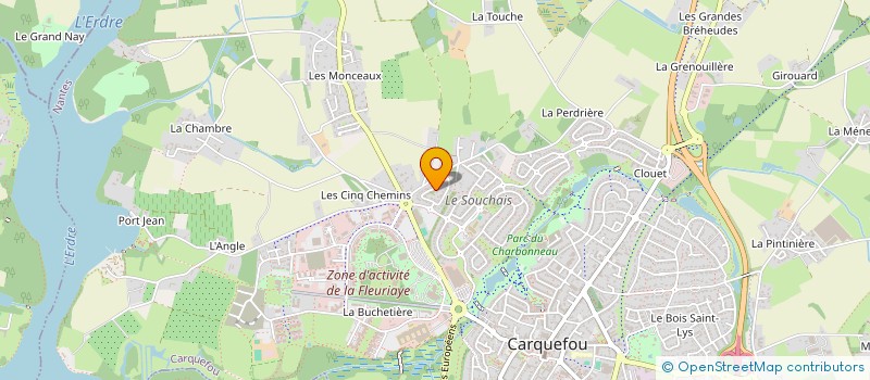 localisation de l'entreprise SCCV LES ALLEES DE CHATEAUBRIAND  THOUARE-SUR-LOIRE