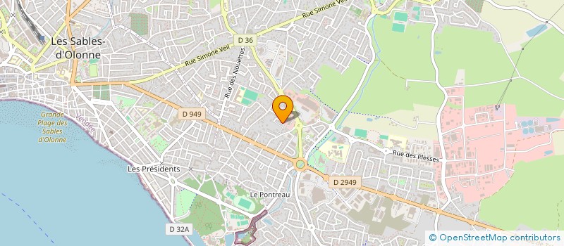 localisation de l'entreprise SCCV LES ARCHERS à LES SABLES D'OLONNE
