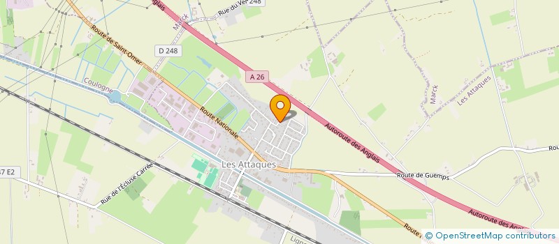 localisation de l'entreprise SCCV LES AUBEPINES  LES ATTAQUES