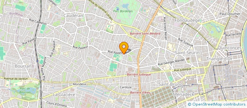 localisation de l'entreprise SCCV LES BAINS DE MER  BORDEAUX