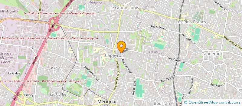 localisation de l'entreprise SCCV LES BALCONS DE CAPEYRON à MERIGNAC
