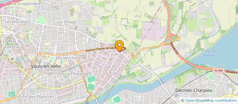 localisation de l'entreprise SCCV LES BARMES DES MOSSETTES  VAULX-EN-VELIN