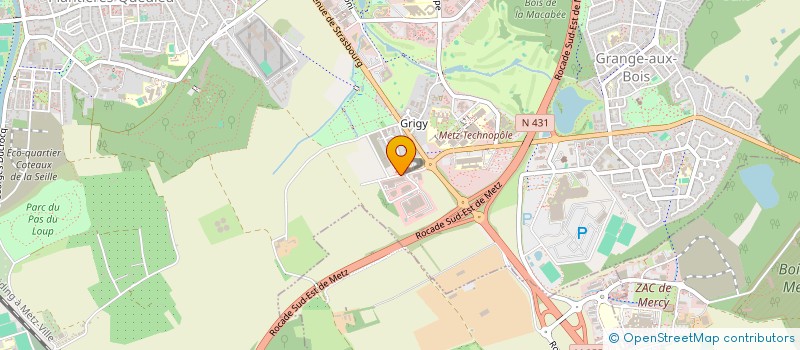 localisation de l'entreprise SCCV LES BELLIS à METZ