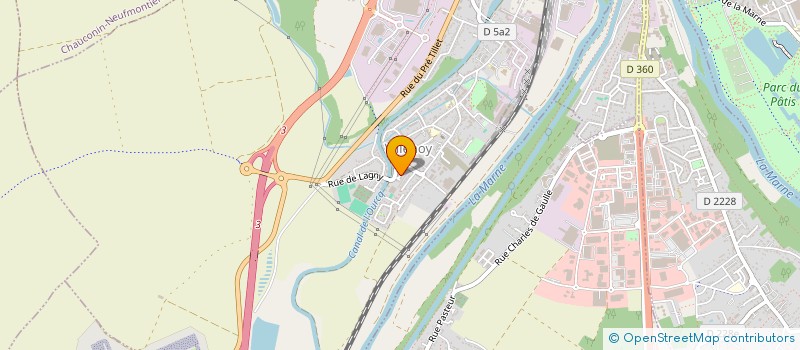 localisation de l'entreprise SCCV LES BERGES DE CHALIFERT  TRILPORT