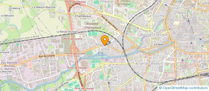 localisation de l'entreprise SCCV LES BLEUETS à RENNES