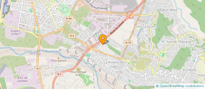 localisation de l'entreprise SCCV LES CAPUCINES à LE PORT