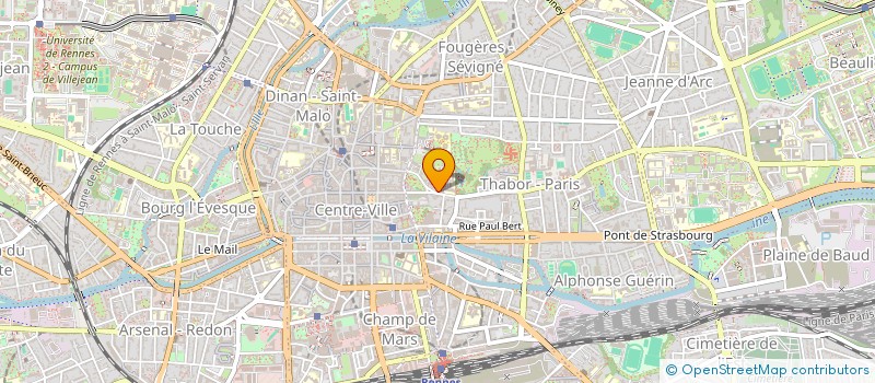 localisation de l'entreprise SCCV LES CARMES à RENNES