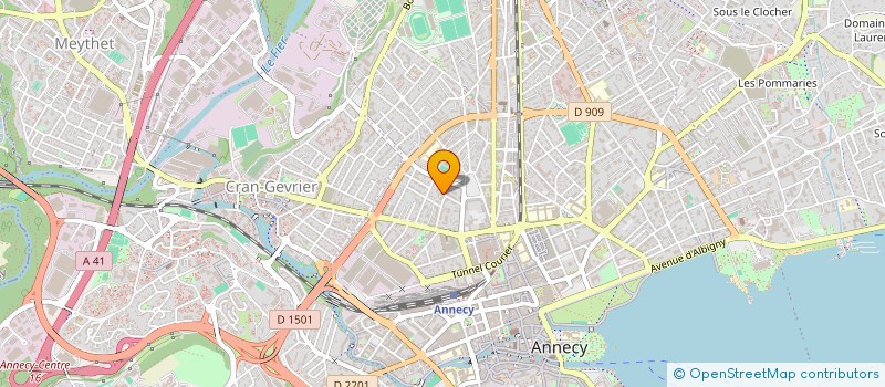 localisation de l'entreprise SCCV LES CEDRES à ANNECY