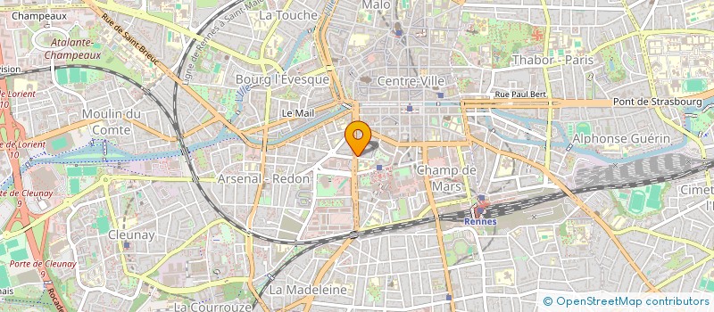 localisation de l'entreprise SCCV LES CERCLADES  RENNES