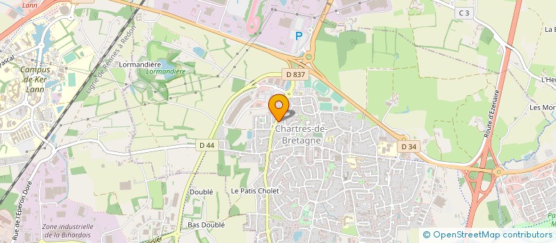 localisation de l'entreprise SCCV LES CHROMATIQUES  CHARTRES-DE-BRETAGNE