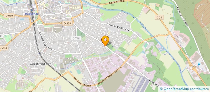 localisation de l'entreprise SCCV LES CIGOGNES  HAGUENAU