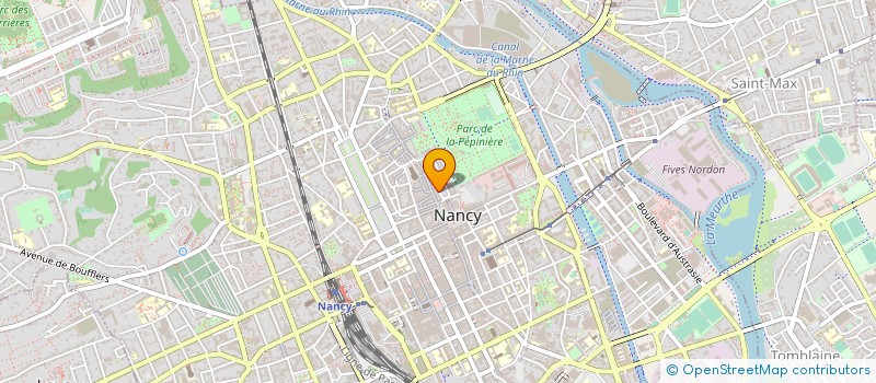 localisation de l'entreprise SCCV LES CINQ CHALETS à NANCY