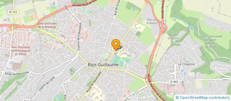 localisation de l'entreprise SCCV LES CLAIRIERES à BOIS-GUILLAUME