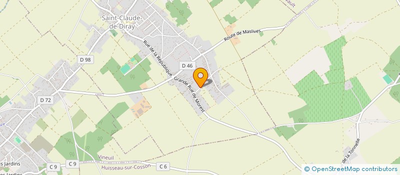 localisation de l'entreprise SCCV LES CLAIRIERES DE SOLOGNE  SAINT-CLAUDE-DE-DIRAY