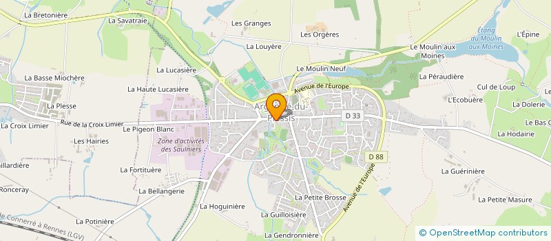 localisation de l'entreprise SCCV LES CLARISSES à ARGENTRE-DU-PLESSIS
