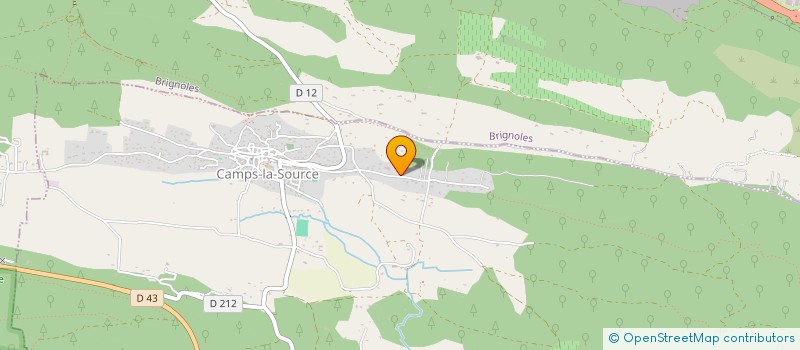 localisation de l'entreprise SCCV LES CLOS DE KERAVEL  CAMPS-LA-SOURCE