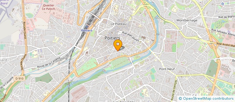 localisation de l'entreprise SCCV LES CLOS SAINT JOSEPH à POITIERS