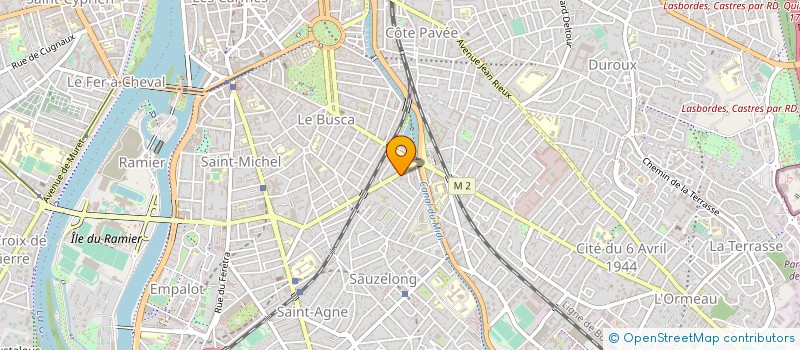 localisation de l'entreprise SCCV LES COMMERCES DE DIANE à TOULOUSE