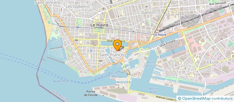 localisation de l'entreprise SCCV LES COTEAUX DE LA LEZARDE à LE HAVRE