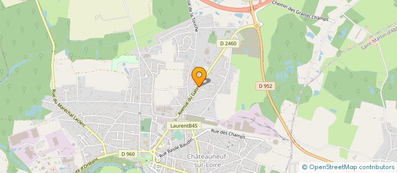 localisation de l'entreprise SCCV LES CYPRES à CHATEAUNEUF-SUR-LOIRE
