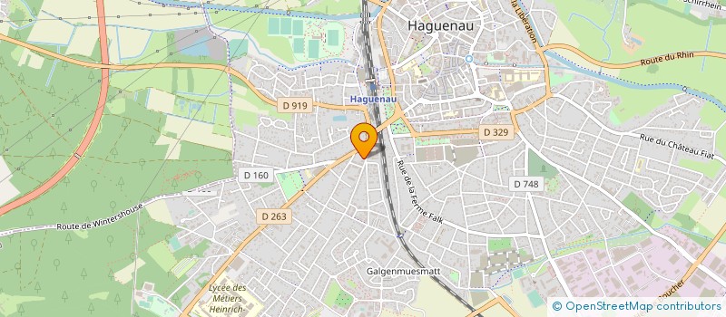 localisation de l'entreprise SCCV LES DUOS DU VERGER  HAGUENAU