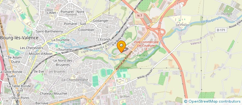 localisation de l'entreprise SCCV LES GALETS DU RHONE  VALENCE