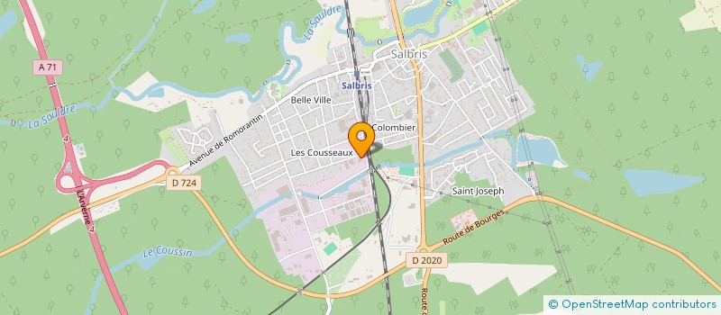 localisation de l'entreprise SCCV LES GENETS  SALBRIS