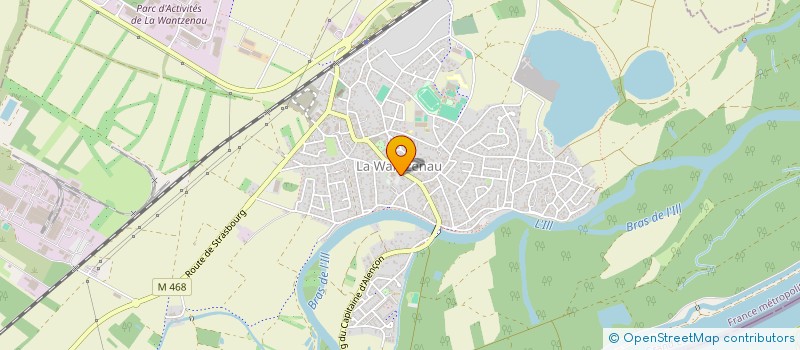 localisation de l'entreprise SCCV LES GLYCINES  LA WANTZENAU