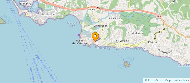 localisation de l'entreprise SCCV LES GOMMIERS à LE GOSIER