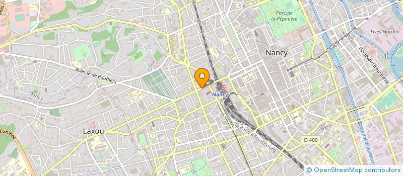 localisation de l'entreprise SCCV LES GRANDS MOULINS à NANCY