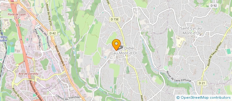 localisation de l'entreprise SCCV LES GRANGES  SAINT-DIDIER-AU-MONT-D'OR