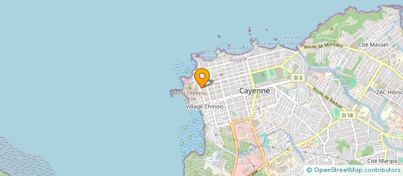 localisation de l'entreprise SCCV LES HAUTS D'ATILLA  CAYENNE