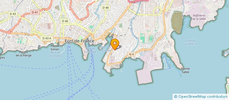 localisation de l'entreprise SCCV LES HAUTS DE MORNE DILLON à FORT-DE-FRANCE