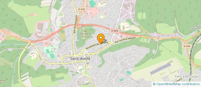 localisation de l'entreprise SCCV LES JARDINS à SAINT-AVOLD
