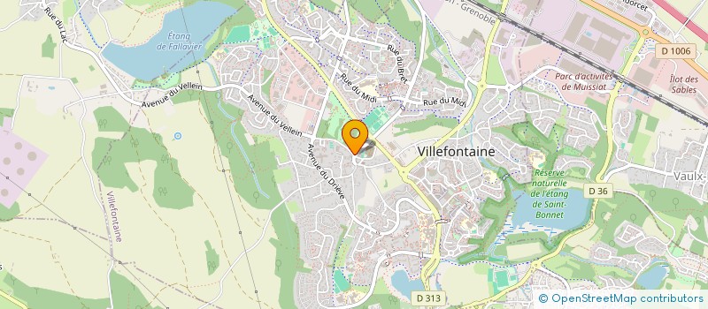 localisation de l'entreprise SCCV LES JARDINS D'AOSTE  VILLEFONTAINE