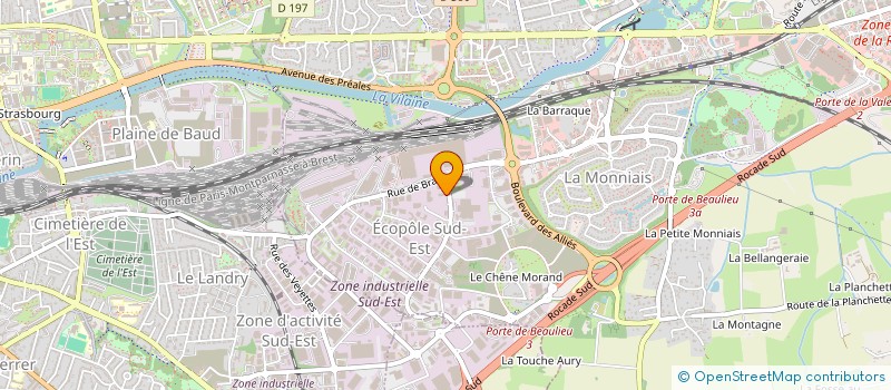 localisation de l'entreprise SCCV LES JARDINS D'HADRIEN, SOCIETE EN LIQUIDATION  CESSON-SEVIGNE