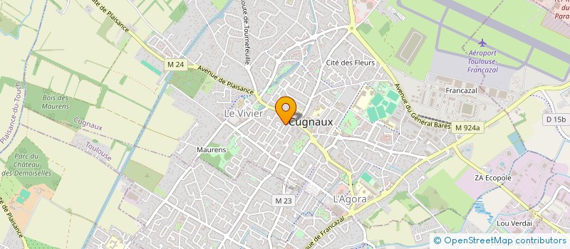 localisation de l'entreprise SCCV LES JARDINS D'HYPPOLITE à VILLENEUVE TOLOSANE